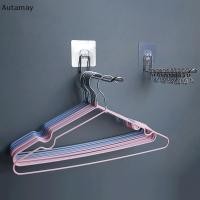 ราคา Autamay ที่แขวนติดผนังอเนกประสงค์ที่เก็บประหยัดพื้นที่ไม้แขวนเสื้อแบบพับได้ Ra Windproof Anti slip Organizer ใหม่ (49262366682)
