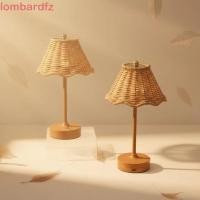 ราคา LOMBARD โคมไฟตั้งโต๊ะหวาย เซ็นเซอร์สัมผัสปรับความสว่างโคมไฟตั้งโต๊ะหวาย ไฟอ่อนยาวนาน 3 สีอุณหภูมิ Vintage Touch โคมไฟข้างเตียง Home (53911412862)