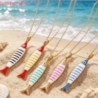 ราคา โลมาการ์ด สร้อยคอปลาหลากสี เคลือบน้ําหนักเบาลายปลาเสน่ห์จี้ แฟชั่นชุบทองออกแบบน่ารักสแตนเลสชั้นสร้อยคอผู้หญิง (55210266244)