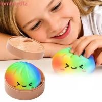 ราคา LOMBARD Dumpling Squishy ของเล่น สีรุ้งน่ารัก Soft Squishy Dumpling ชายหญิงหยิกช้า Rising ช้า Rebound Sensory Fidget Ball ความวิตกกังวล ADHD (57861599812)