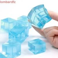 ราคา LOMBARD บีบของเล่นเด็กของขวัญ Kawaii Fidget ของเล่นปลามือหยิกโปร่งใส Mini Mochi Ice Block (50611180613)
