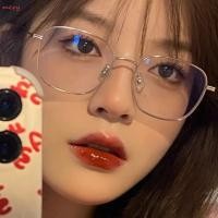 ราคา MERY แว่นสายตาสั้น กรอบโลหะสี่เหลี่ยม กรอบแว่นตาน้ําหนักเบาพิเศษ สายตาลบคลาสสิกสําเร็จรูปเลนส์แบนป้องกันแสงสีฟ้าแว่นตาสําหรับผู้ชาย (56361645456)