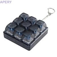 ราคา พวงกุญแจคีย์บอร์ด APERY เครื่องทดสอบเพลา 9 ปุ่ม คีย์บอร์ด Caps ของเล่น ตลก Square Sensory ผ่อนคลายคีย์บอร์ดพวงกุญแจผู้ใหญ่เด็ก (56711849361)