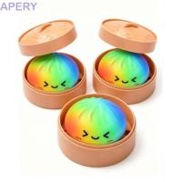 ราคา APERY Dumpling Squishy ของเล่น ช้า Rising ช้า Rebound Squishy Dumpling ชายหญิงสายรุ้งสีน่ารัก Soft Pinch Sensory Fidget Ball ความวิตกกังวล ADHD (53661855860)