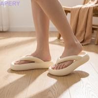 ราคา APERY สุภาพสตรีหนา Flip Flops รองเท้าลําลองสีทึบผู้หญิงEVAรองเท้าแตะ เกาหลีY2kแฟชั่นวันหยุดชายหาดในร่มกลางแจ้งลื่นรองเท้าแตะริมทะเลฤดูร้อน (53111944833)