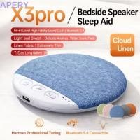 ราคา APERY Under Pillow Bluetooth Speaker บลูทูธ 5 4 เสียงบางเฉียบ ซาวด์บาร์ สําหรับการนอนหลับที่ดีขึ้นมินิไฮไฟสเตอริโอเสียงสีขาว นอนไม่หลับบรรเทา (42078896388)
