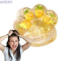 ราคา APERY ของเล่นบีบอุ้งเท้าแมวผลไม้ ของเล่นอยู่ไม่สุขการ์ตูนสตรอเบอร์รี่โปร่งใส ของเล่นหยิกอุ้งเท้าแมวทํามือสีสันสดใสนุ่มที่น่าสนใจเด็ก (48411875908)