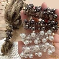 ราคา ฮูนูท ยางรัดผมยืดหยุ่น ฟองถักเปียโทรศัพท์ลวดเกลียวยางรัด แฟชั่นมุกอุปกรณ์ผมสายโทรศัพท์ผูกผมผู้หญิง (50362387905)