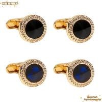 ราคา HUHNOT Cufflinks สําหรับ Mens Alloy Gold Silver Alloy Cufflinks เสื้อผ้าอุปกรณ์เสริม Rhinestone Elegant สไตล์ Knot Men (54862382886)