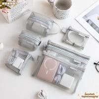 ราคา HUHNOT กระเป๋าเก็บตาข่าย กระเป๋าเก็บโปร่งใสน้ําหนักเบาทรงสี่เหลี่ยม แฟชั่นไนลอนระบายอากาศกระเป๋าใส่เหรียญซิปมินิใช้ในบ้าน (54662474585)