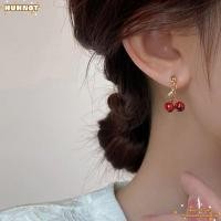 ราคา หู ต่างหูผลไม้ ต่างหูเชอร์รี่เชอร์รี่สีแดง ต่างหูเชอร์รี่สีแดงโลหะผสมเรียบง่ายผู้หญิง (49862416343)