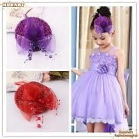 ราคา HUHNOT หมวกสาว Fascinator หมวก Didi ตาข่ายแวววาว กิ๊บติดผมเกาหลี เครื่องประดับผมสาวเต้นรํา (49362345319)