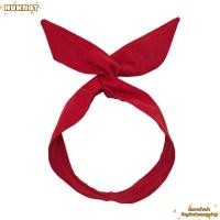 ราคา ฮับ ริบบิ้นหูกระต่าย ที่คาดผมหนังนิ่มสไตล์บิดสีทึบ โครงลวดรูปหูกระต่ายพิมพ์ออกแบบข้ามกุทัณฑ์ผ้าพันคอลวดโลหะใช้ทุกวัน (49062412945)
