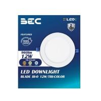 ราคา โคมไฟ ฝั่งฝ้า ดาวน์ไลท์ DOWNLIGHT LED 6นิ้ว BLADE 12W BEC แบบกลม (56862147274)