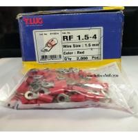 ราคา หางปลากลมหุ้ม RF1 5 4 1 5 5 1 5 3 TLUG ใช้กับสาย 1 5 sq mm 100 ชิ้น ห่อ รหัสสินค้า RF1 5 4 1 5 5 1 5 3 (41181661987)