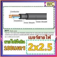 ราคา สายไฟ NYY 2x2 5 100เมตร สายไฟฝั่งดิน nyy2x2 5 มาตรฐานการไฟฟ้า ป้องกันความชี่น ฝังดินโดยตรง สายไฟกันน้ำ (15576498269)