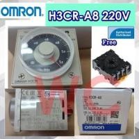 ราคา ทามเมอร์ไฟฟ้า นาพิกาตั้งเวลา OMRON Model H3CR A8 1ชิ้น Timer Modules OMRON Timer H3CRA8 220V ออกใบกำกับภาษี (10490132718)