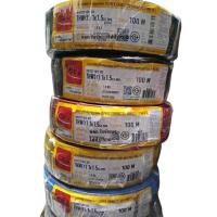 ราคา สายไฟ ทองแดงฝอย VSF 1x1 5 ยาว 100เมตร ยี่ห้อ THAIUNION THW F เดินตู้ไฟฟ้า สายไฟคอนโทรล เบอร์ 1 5 เลือกสีได้ ทองแดงฝอ (41072455577)