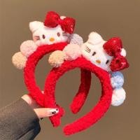 ราคา ตุ๊กตาแมวน่ารักสีแดง มาพร้อมคาดผมแบบโบว์ (48453859392)