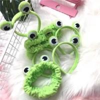 ราคา ที่คาดผมเกาหลีน่ารักอุปกรณ์เสริมกบสีเขียวที่คาดผมหัวใจสาว (9270638510)