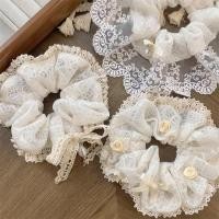 ราคา 2024 หัวดอกไม้โบว์ Scrunchy แหวนผมที่คาดผมหญิง (26203107987)