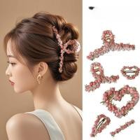 ราคา 2025 กิ๊บติดผมลายดอกไม้สดขนาดเล็กสีชมพูหญิง (27330419365)