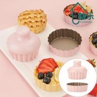 ราคา ANTINON Chrysanthemum Egg Tart พายถาด Nonstick เคลือบลูกฟูกออกแบบ Mini Round Tart Pan ชีสเค้กถอดด้านล่าง 4 นิ้วแม่พิมพ์ Nonstick Bakeware Baking Cupcake (56861791897)