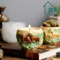 ราคา ANTINON แม่พิมพ์ซิลิโคนรูปม้า เครื่องมือทําปูนปลาสเตอร์ DIY แม่พิมพ์เรซินอีพ็อกซี่ แม่พิมพ์ปูนปลาสเตอร์รูปม้าลายนูนสําหรับทํากระถางต้นไม้ (48962469200)