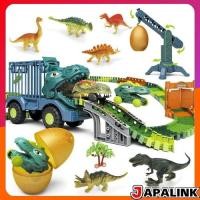 ราคา ของเล่นรถไฟไดโนเสาร์หินน่ารัก ของเล่นเสริมพัฒนาการ ตรงตามมาตรฐานความปลอดภัยของของเล่น ชุด 168 ชิ้น การผจญภัยสุดยิ่งใหญ่ การจำลองฉาก ฟิกเกอร์ไดโนเสาร์ รถไดโนเสาร์ไฟฟ้า เครน ประกอบแล้ว ของขวัญวันเกิด Cs