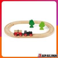 ราคา BRIO ชุดรางรถไฟพื้นฐาน Little Forest 18 ชิ้น สำหรับเด็กอายุ 2 ปีขึ้นไป ของเล่นรถไฟไม้พร้อมราง 33042 Direct from Japan (41163490622)