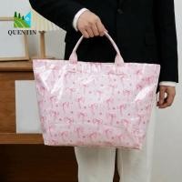 ราคา QUENTIN PVC Tote Bag Cherry Leopard Print Transparent Jelly Bag Fashion Waterproof Large Capacity Shoulder Bag Bow Handbags Outdoor (57362038125)