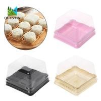 ราคา QHENTIN กล่องขนมไหว้พระจันทร์กล่องพลาสติกสี่เหลี่ยมของขวัญแต่งงานไข่ Yolk พัฟมัฟฟิน Cupcake คอนเทนเนอร์ (56212110664)