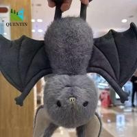 ราคา QUENTIN ค้างคาวของเล่นตุ๊กตา นุ่มตลกออกแบบค้างคาวตุ๊กตาสัตว์ วันหยุดของขวัญการ์ตูนสีเทา 22 ซม ค้างคาว Plushies ตกแต่งบ้าน (47761666088)