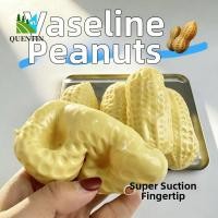 ราคา QHENTIN ของเล่นบีบถั่วลิสง Creative Realistic Peanut Stress Ball แบบพกพาสีเหลืองสบายตลก Non Rebound Fidget ของเล่น Office (44912154501)