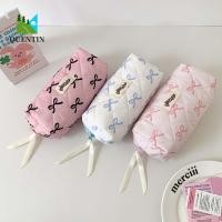 ราคา QUENTIN Bow กระเป๋าเครื่องเขียน Bowknot ความจุขนาดใหญ่กล่องดินสอสไตล์เกาหลี น่ารัก Desktop Storage Aesthetic Ins สไตล์โบว์กระเป๋าดินสอ Office (55461641109)