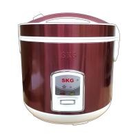 ราคา SKG หม้อหุงข้าวอุ่นทิพย์ 1 8 ลิตร รุ่น SK 18K สีเลือดหมู (15501388315)