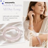 ราคา MASMATO สร้อยข้อมือหินกําไลข้อมือ Ice Type Cats Eye Jadeite กําไลข้อมือ หรูหราสีขาวสีชมพูโปร่งใส Charm สร้อยข้อมือ Agate Chalcedony สร้อยข้อมือผู้หญิง (52762356402)