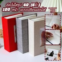 ราคา อัลบั้มภาพ JOWENTY 100 กระเป๋า 4x6 รูปถ่ายอัลบั้มสมุดภาพขนาดเล็ก ปกผ้าลินิน DIY Writable Slip in อัลบั้มภาพเด็ก Growth (26371938527)