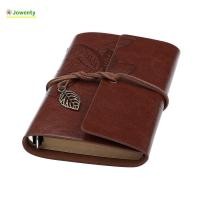 ราคา JOWENTY Journal Sketchbook Leaf PU Leather Travelers Notebook Vintage Loose leaf Book Home (26244301669)