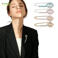 ราคา JOWENTY เข็มกลัด Pin Rhinestone ตกแต่ง 3 สี Crown เข็มกลัด DIY Collar Lapel Pin (54910857080)