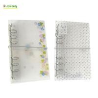 ราคา สมุดโน๊ตใบหลวม JOWENTY การออกแบบสายรัดสมุดการออกแบบจุดคลื่น เรียบง่ายอเนกประสงค์ A6 โปร่งใสที่เขียนด้วยลายมือนักเรียนวารสาร (52060827091)