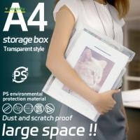 ราคา JOWENTY กล่องเก็บของจัดระเบียบ กระเป๋าถือ A3 โปร่งใส พลาสติกกันน้ําแบบพกพามัลติฟังก์ชั่นถุงแฟ้มใสกระดาษสอบ (50661037723)