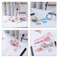 ราคา JOWENTY 200 ชิ้นกลีบดอกไม้เทปสติกเกอร์กาวกระดาษเหนียวมีสไตล์ (47362535197)