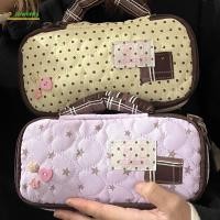 ราคา โจเวนตี้ กระเป๋าใส่ปากกา ดินสอพกพาลายจุด เกาหลีความจุขนาดใหญ่กระเป๋าเก็บมือถือของขวัญ (44758412261)