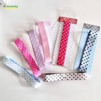 ราคา JOWENTY สายรัดยางยืด การตกแต่ง DIY สายรัดโน๊ตบุ๊คสองด้าน Kawaii Polka Dots Band Binding Rope Storage Accessory (53157220756)