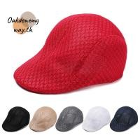 ราคา OAKDENEMYWAY หมวกกันแดด Breathable Newsboy สไตล์แฟชั่นผู้ชายผู้หญิงหมวกตาข่าย (52762080177)