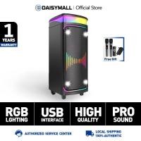 ราคา ลําโพงบลูทูธ 8 นิ้ว เบสหนักลําโพงล้อลาก แถมไมค์ลอยคู่ Bluetooth Speaker รับประกัน1 ปี เบสแน่น พกพาสะดวก (45506982320)
