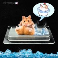 ราคา IFAYSHOW แผ่นทําความเย็นหนูแฮมสเตอร์ แผ่นทําความเย็นสําหรับสัตว์เลี้ยงเย็นอลูมิเนียม พลาสติก อุปกรณ์กระต่ายหนูแฮมสเตอร์สีเงินแผ่นน้ําแข็งสัตว์เลี (57457929971)