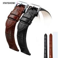 ราคา IFAYSHOW 16 มม 20 มม 22 มม สายนาฬิกาหนังนุ่มเข็มขัดกีฬาวินเทจ (49759004789)