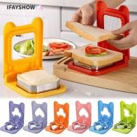 ราคา IFAYSHOW DIY เครื่องตัดแซนวิช Mould หลายรูปร่างกล่องอาหารกลางวันตกแต่งขนมปังปิ้งแม่พิมพ์ สร้างสรรค์สแตนเลสซีลพลิกแซนวิชเครื่องมือตัดเครื่องมืออบ (54959981668)